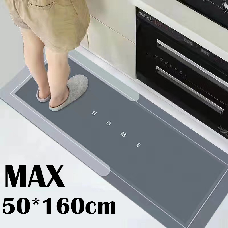 Anti Fatigue Mat - พรมปูพื้นห้องครัวห้องนอนห้องนั่งเล่นพรมปูพื้นแบบยาวนุ่มพรมตกแต่งโถงทางเดินพรมเช็ดเท้าพรมเช็ดเท้าทางเข้าห้องน้ำพรมกันลื่นดูดซับน้ำ