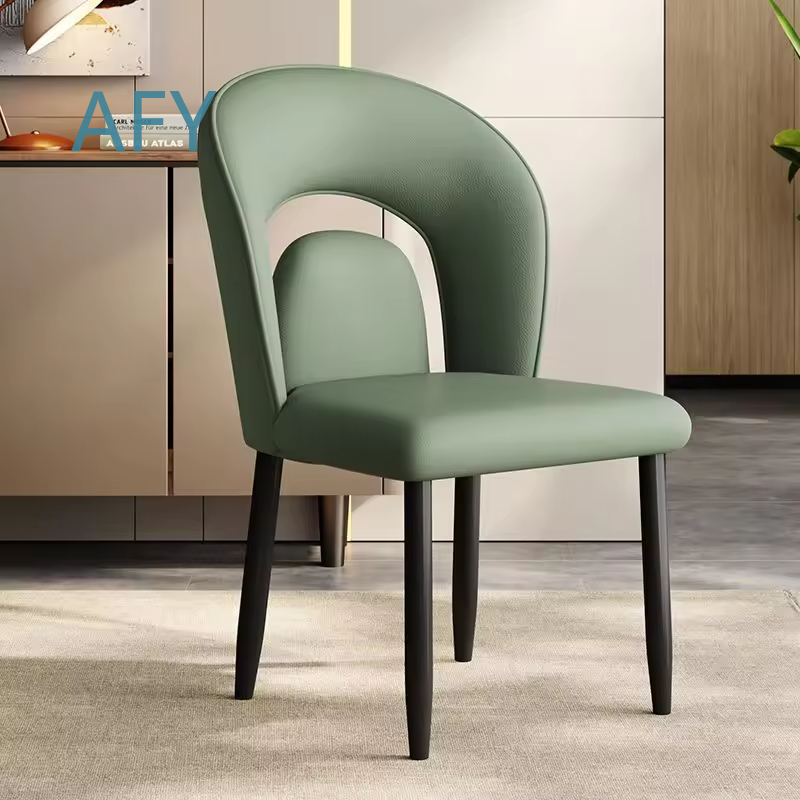 Home Office Of Ikea - เก้าอี้ทานอาหารโครงไม้เนื้อแข็งสีเทาเข้มทันสมัย พร้อมขาโลหะสีดำ สำหรับห้องครัว โฮมออฟฟิศ ห้องนั่งเล่น สำหรับ