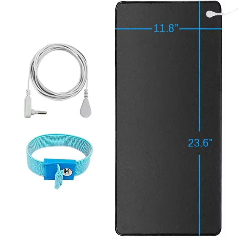 Anti Fatigue Mat - แผ่นรองพื้นดิน แผ่นรองต่อสายดิน PU สำหรับการนอนหลับที่ดีขึ้น บรรเทาความวิตกกังวล ลดความเหนื่อยล้า