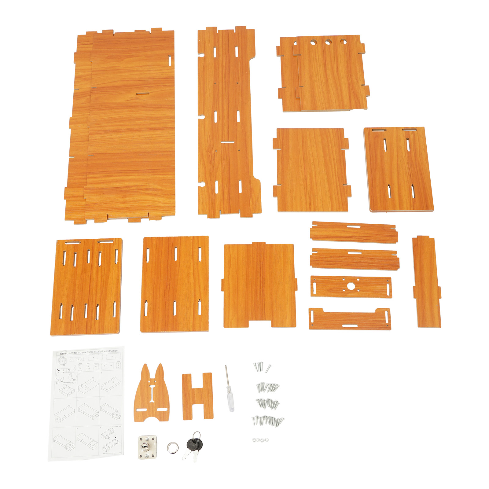 Desk Drawer Small - แท่นวางจอคอมพิวเตอร์ MDF แบบ Ergonomic พร้อมลิ้นชักเก็บของ 3