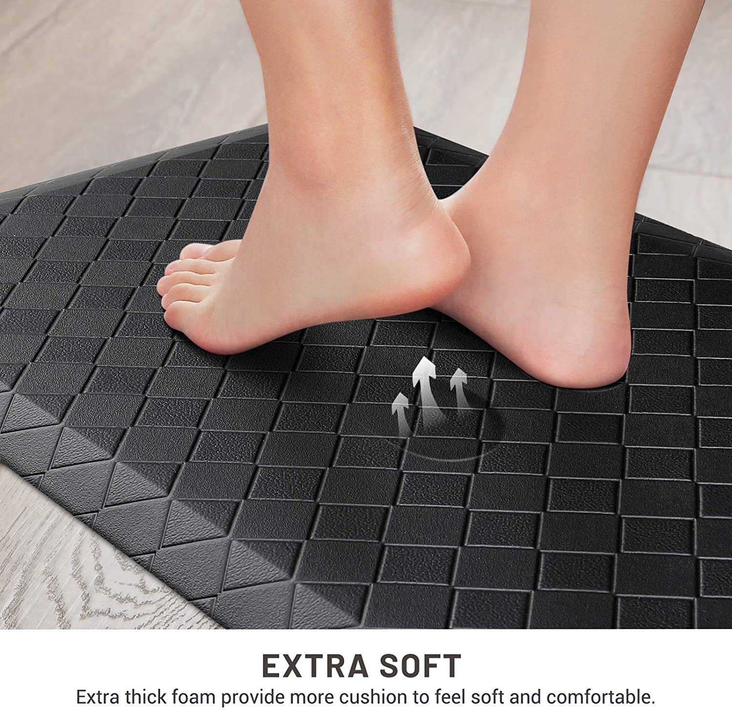 พรมปูพื้นกันล้าแบบหนานุ่ม กันน - Anti Fatigue Mat บทวิจารณ์และราคา