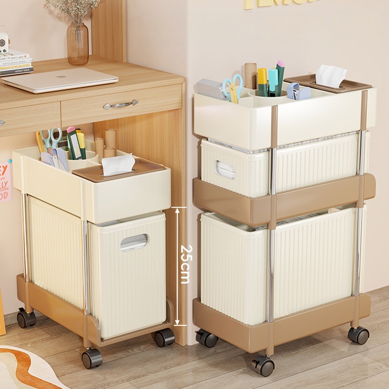 ชั้นวางของใต้โต๊ะทำงานแบบหมุนไ - Desk Drawer Small บทวิจารณ์และราคา