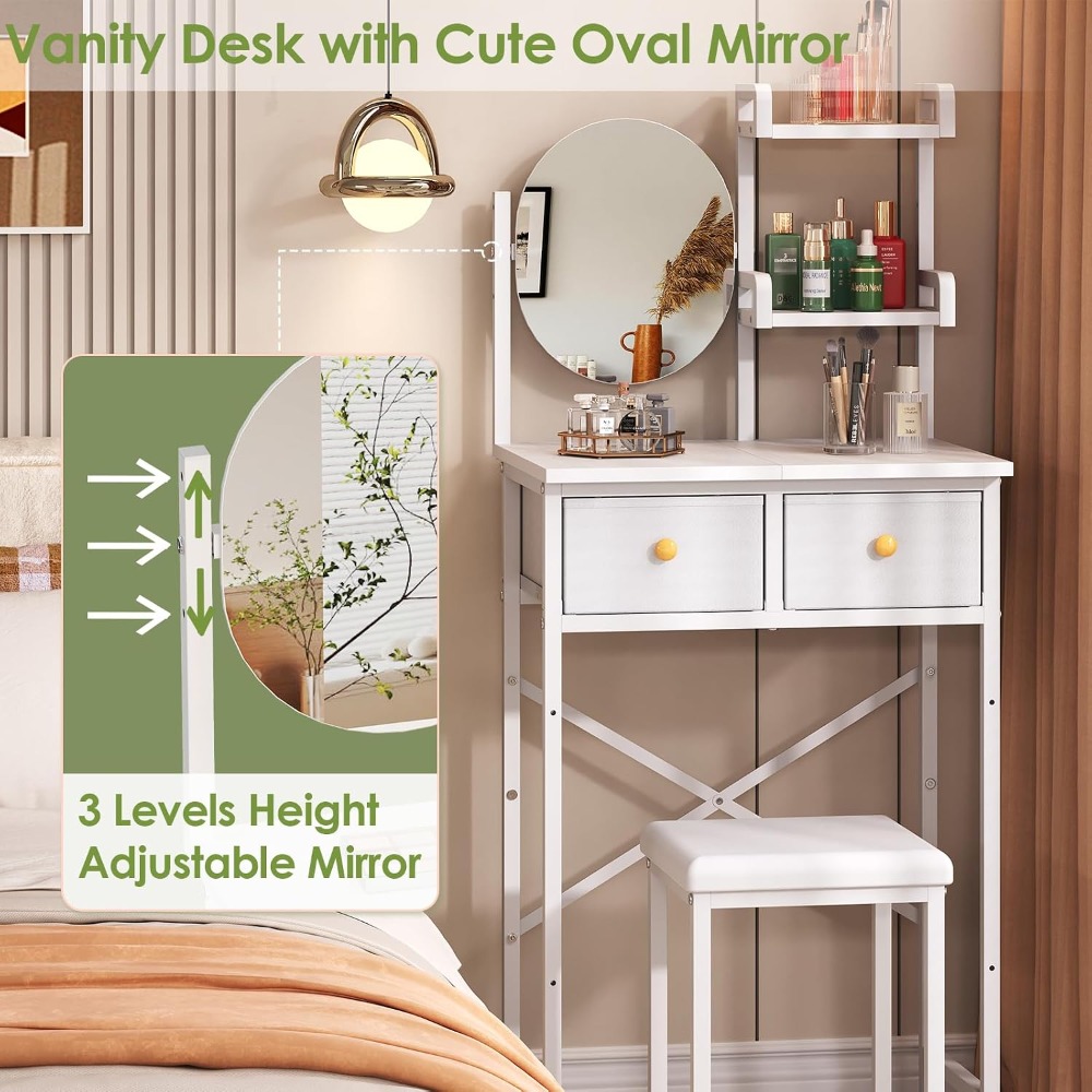 โต๊ะเครื่องแป้งขนาดเล็ก 19.7 น - Desk Drawer Small บทวิจารณ์และราคา