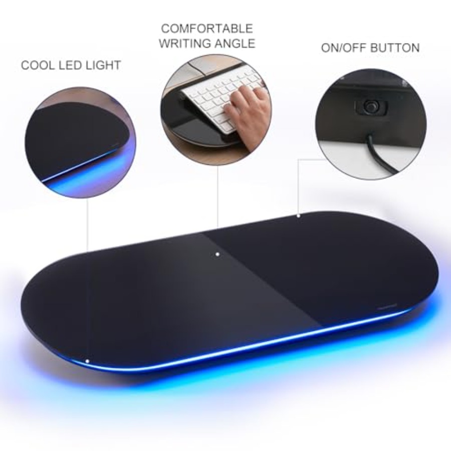 ไวท์บอร์ดกระจกแบบตั้งโต๊ะ - กร - Desk Drawer Small บทวิจารณ์และราคา