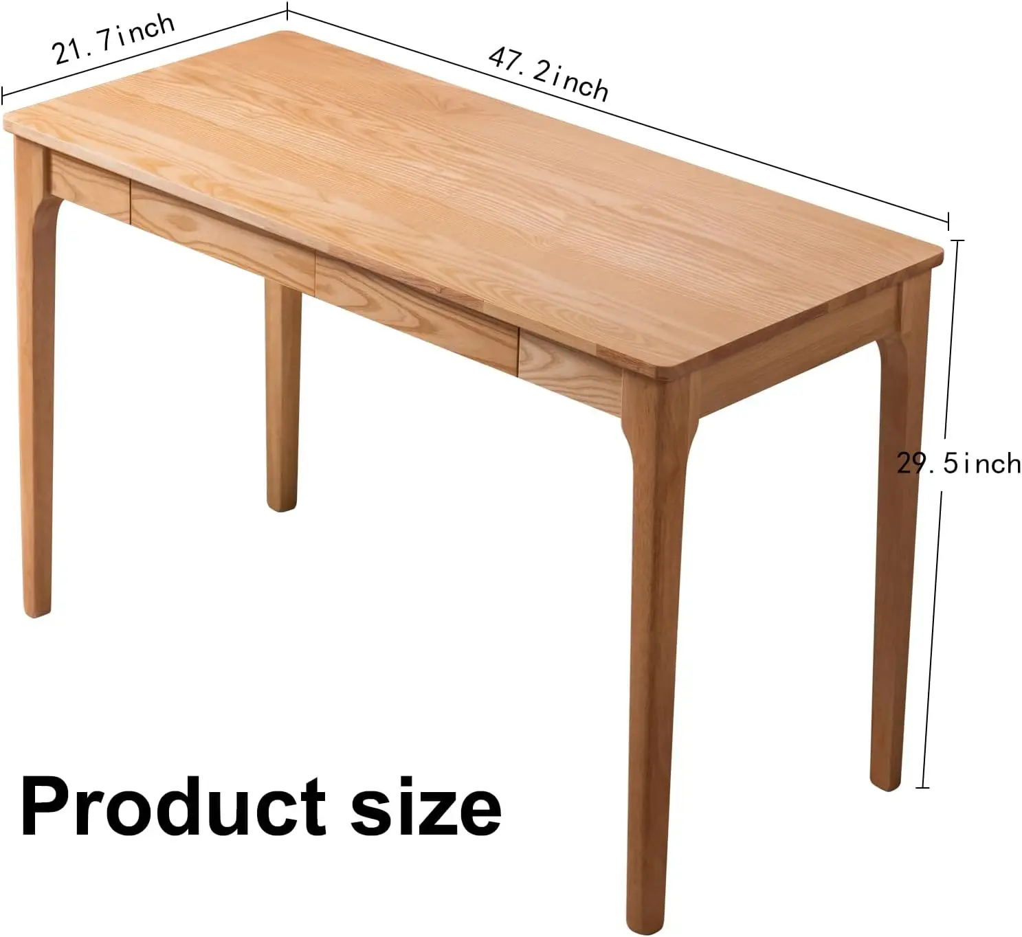 โต๊ะทำงานไม้เนื้อแข็งพร้อมลิ้น - Desk Drawer Small บทวิจารณ์และราคา