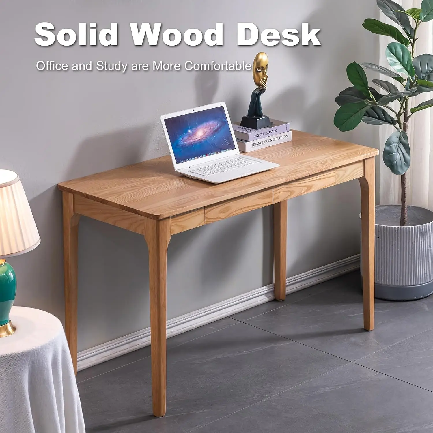 โต๊ะทำงานไม้เนื้อแข็งพร้อมลิ้น - Desk Drawer Small บทวิจารณ์และราคา