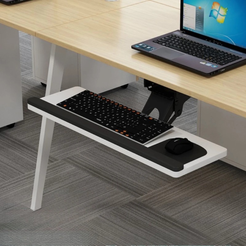 ถาดวางคีย์บอร์ดใต้โต๊ะพร้อมแผ่ - Desk Drawer Small บทวิจารณ์และราคา