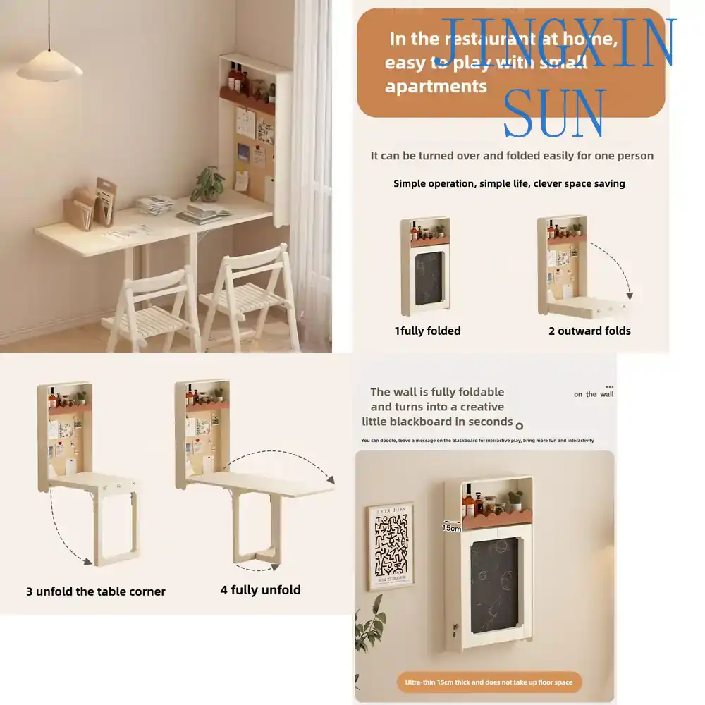 โต๊ะพับติดผนังแบบทันสมัย พร้อม - Home Office Of Ikea บทวิจารณ์และราคา