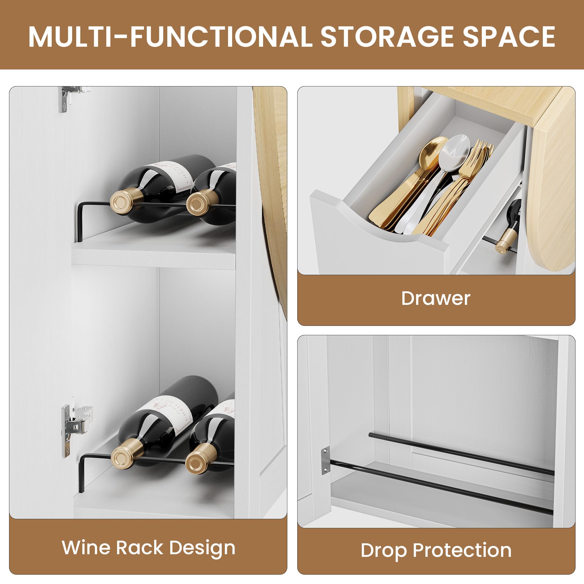 โต๊ะรับประทานอาหารแบบพับได้ 3- - Desk Drawer Small บทวิจารณ์และราคา