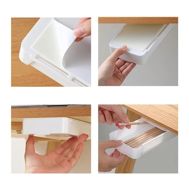 Self Adhesive Storage กล่องลิ้ - Desk Drawer Small บทวิจารณ์และราคา